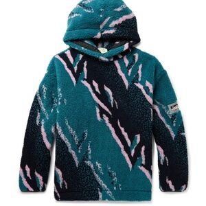 Aries Oversized Jacquard Fleece Hoodie UNISEX